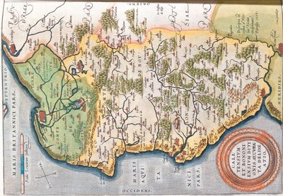 Nord-Pas de Calais , Francie od Abraham Ortelius