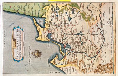 Severovýchodní Polsko, Rusko, Litva od Abraham Ortelius
