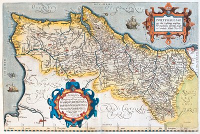Portugalsko od Abraham Ortelius