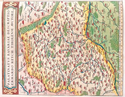 Stát: Bavorsko, Německo od Abraham Ortelius