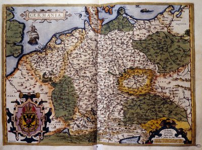 Pohled na Prusko. Deska z edice "Theatrum Orbis Terrarum" od kartografa Abrahama Orteliuse (1527-1598) od Abraham Ortelius