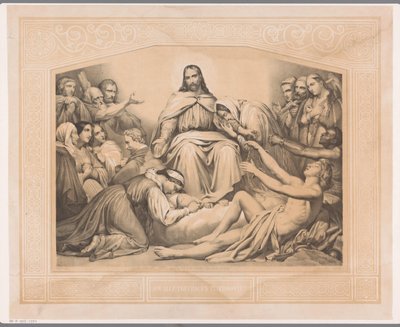 Kristus utěšitel Utěšit všechny, kteří truchlí (název na předmětu) od Abraham Pieter Felix