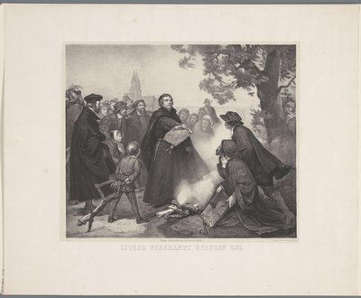 Luther spálí býka Luther Burns Pope