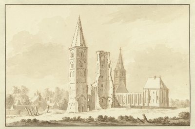 Egmond Abbey od Abraham Rademaker