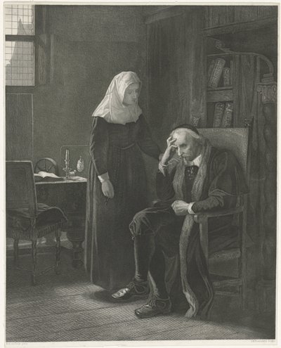 Pohled na Cleves Cleef 1650 (název na objektu) od Abraham Rademaker