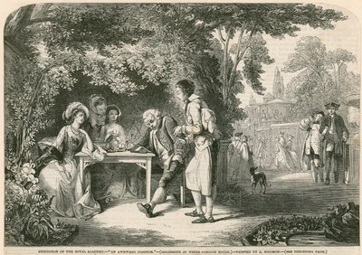 Zlatník v White Conduit House, Islington, Londýn od Abraham Solomon