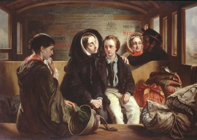 Druhá třída - The Parting, c.1855 od Abraham Solomon
