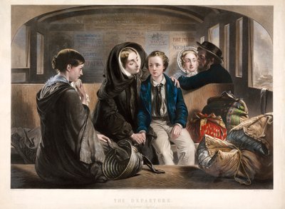 The Departure Second Class, pub. 1857. od Abraham Solomon