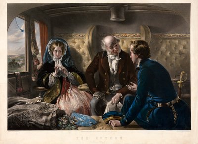 The Return First Class, hospoda. 1857. od Abraham Solomon