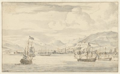 Pohled na Smyrnu (Izmir) od Abraham Storck