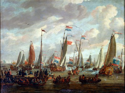 Car Petr I. na návštěvě Anglie v lednu 1698, počátek 18. století od Abraham Storck