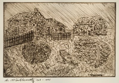 Untitled Jeden ze šesti tisků, 1903-1925. od Abraham Walkowitz