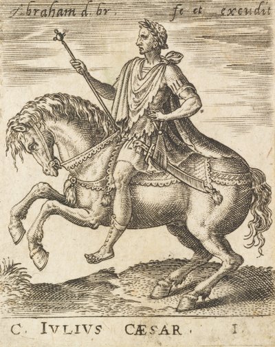 C. Julius Caesar z Dvanáct Caesarů na koni, c1565-1587. od Abraham de Bruyn