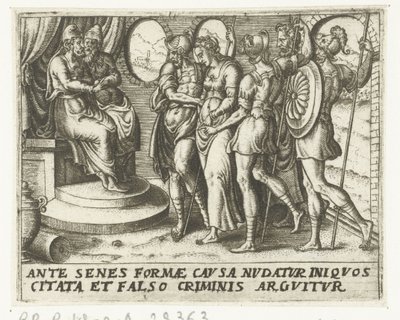 Susanna před soudci Historie Susanny (název série) od Abraham de Bruyn
