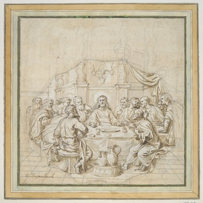 Poslední večeře od Abraham van Diepenbeeck