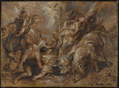Obrácení svatého Pavla od Abraham van Diepenbeeck after Peter Paul Rubens