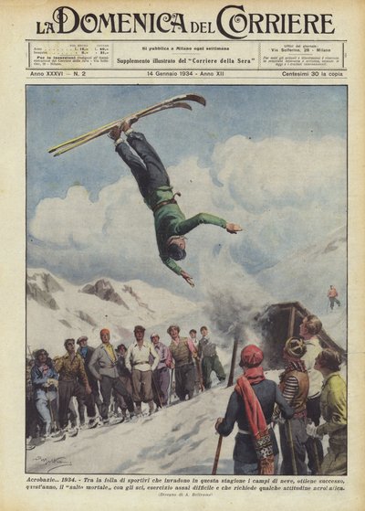 Akrobacie? 1934 od Achille Beltrame