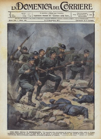 Hrdinům z Va Bersaglieri od Achille Beltrame