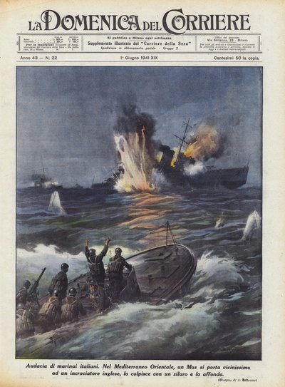 Odvaha italských námořníků od Achille Beltrame