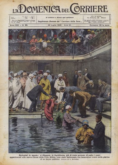 Hromadné křty od Achille Beltrame