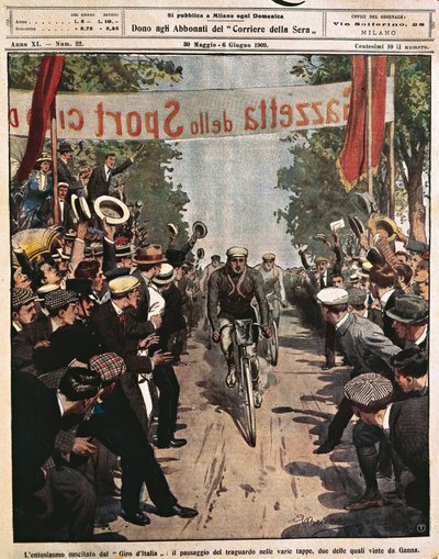 Cyklisté na Giru d