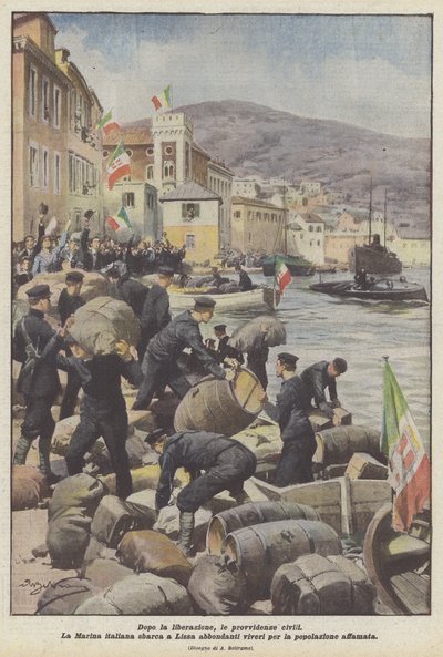 Po osvobození občanské prozřetelnosti od Achille Beltrame