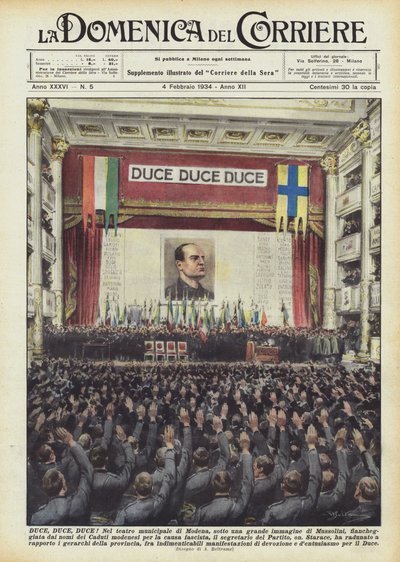 Duce, Duce, Duce! od Achille Beltrame