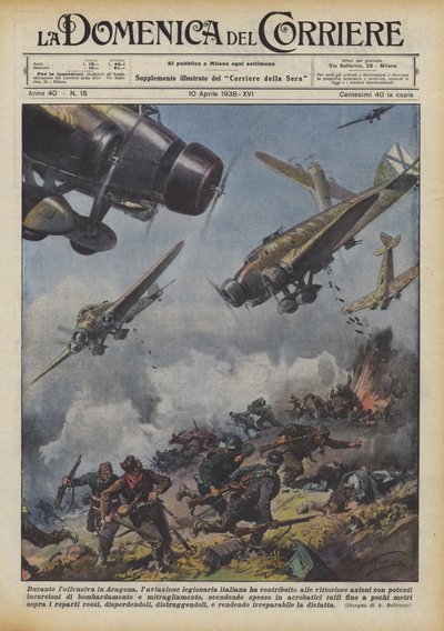 Během ofenzívy v Aragonii přispěly italské legie k vítěznému ? od Achille Beltrame