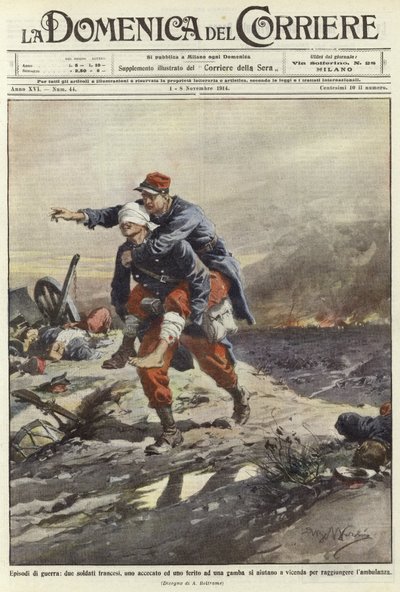 Epizody války od Achille Beltrame
