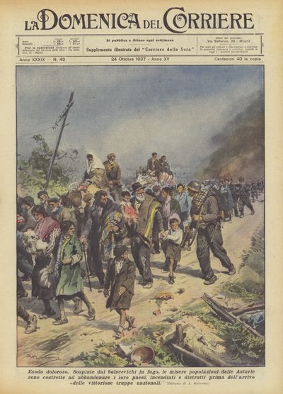 Bolestivý exodus od Achille Beltrame