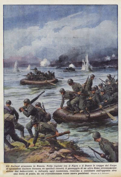 Italové postupují v Rusku od Achille Beltrame