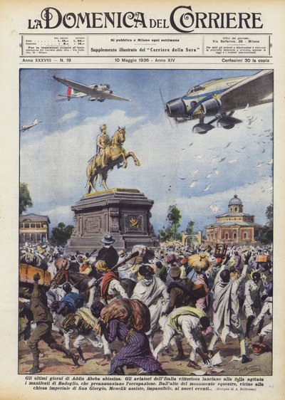 Poslední dny habešské Addis Abeby od Achille Beltrame