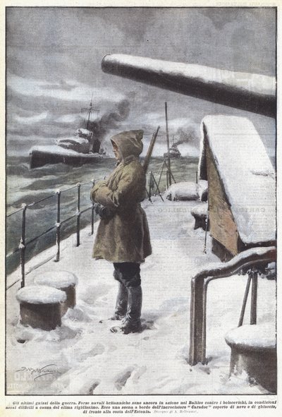 Poslední záblesky války od Achille Beltrame