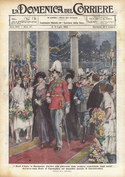 The Royals of Italy v Dánsku od Achille Beltrame