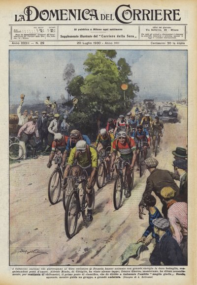 Italští šampioni, kteří se účastní cyklistického závodu Tour de France, ožili s velkou energií ? od Achille Beltrame