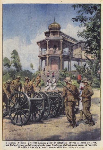 Děla Adua od Achille Beltrame