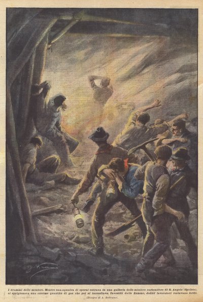 Tragédie dolů od Achille Beltrame