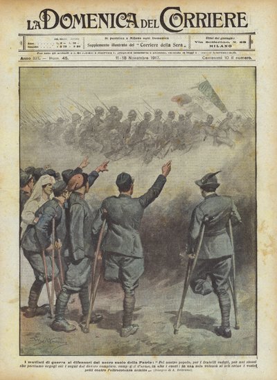 Váleční amputáři obráncům posvátné půdy vlasti od Achille Beltrame