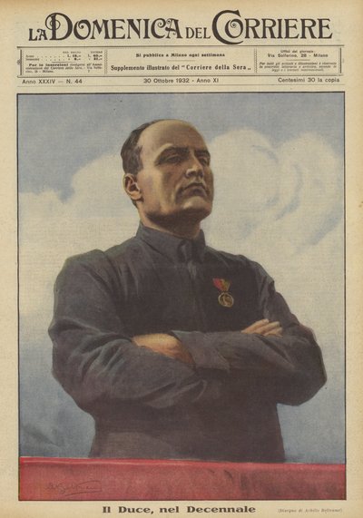 Duce na výročí od Achille Beltrame