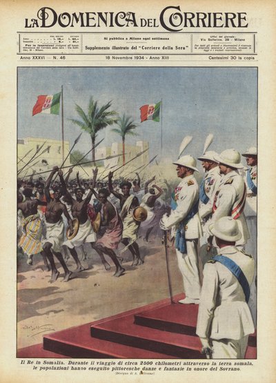 Král v Somálsku od Achille Beltrame