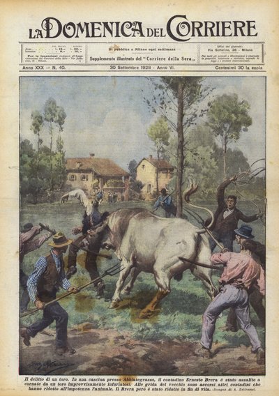 Zločin býka od Achille Beltrame