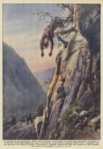 Drama pastýřky od Achille Beltrame