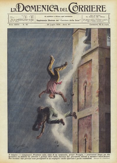 Blesky a zvoníci od Achille Beltrame