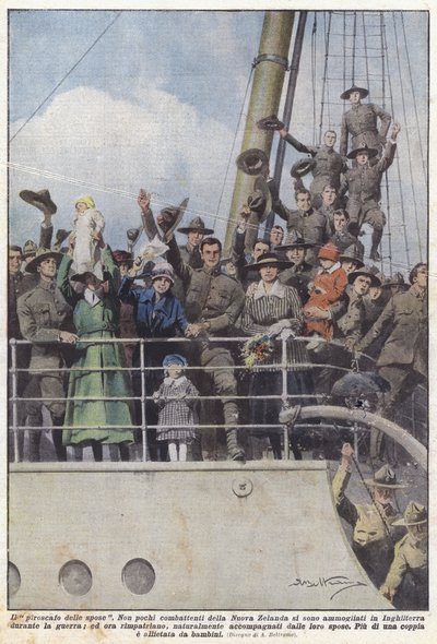 Parník nevěst od Achille Beltrame