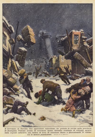 Zemětřesení v Turecku od Achille Beltrame