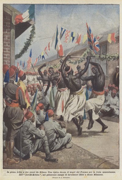 V plné Libyi, co by kamenem dohodil od Milána od Achille Beltrame