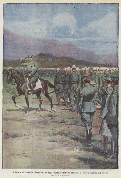 Itálie v Albánii od Achille Beltrame