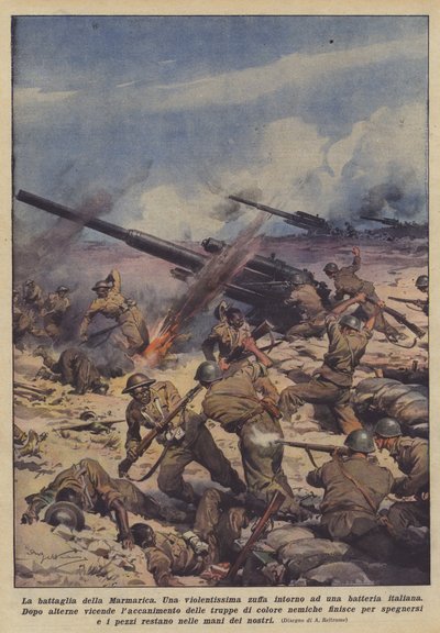 Bitva o Marmaricu od Achille Beltrame