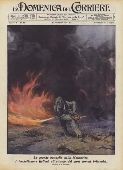 Velká bitva v Marmarice od Achille Beltrame