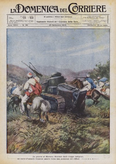 Válka v Maroku od Achille Beltrame